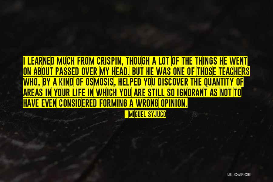 I Have Learned A Lot Quotes By Miguel Syjuco I Have Learned A Lot Quotes By Miguel Syjuco