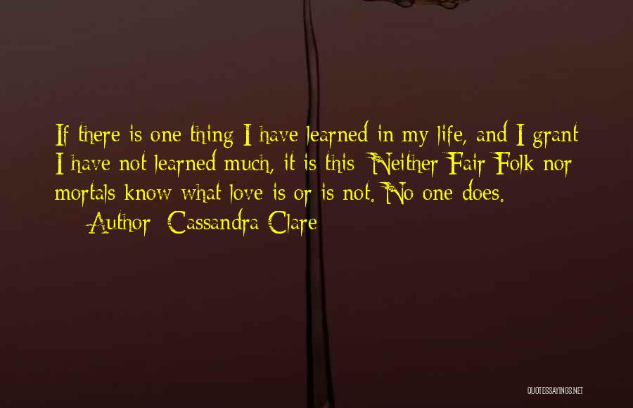 I Have Learned Life Quotes By Cassandra Clare