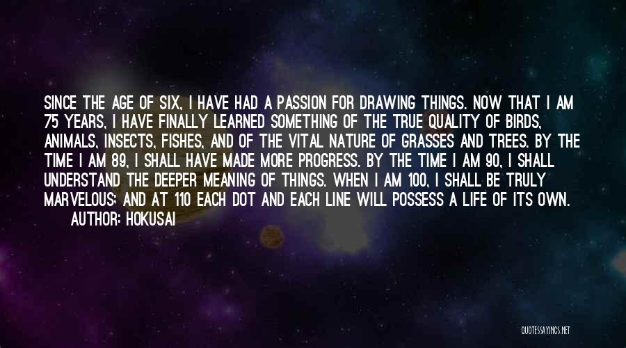 I Have Learned Life Quotes By Hokusai