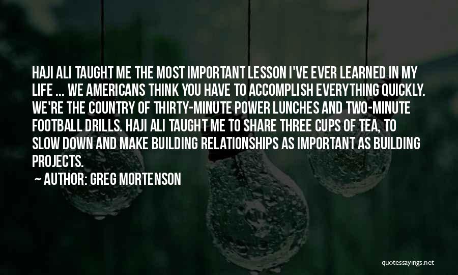 I Have Learned My Lesson Quotes By Greg Mortenson