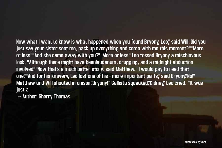 I Have Lost Everything Quotes By Sherry Thomas