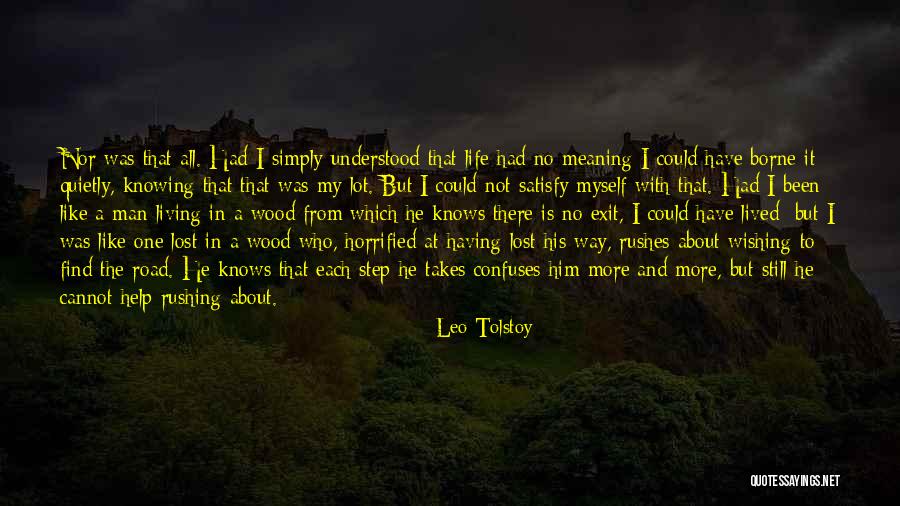 I Have Lost My Way Quotes By Leo Tolstoy I Have Lost My Way Quotes By Leo Tolstoy