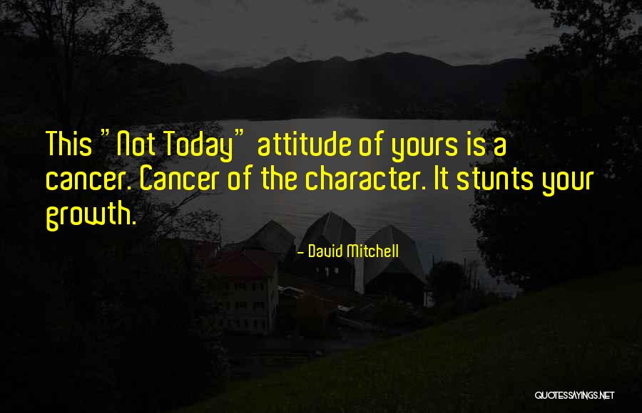 I Have My Own Attitude Quotes By David Mitchell