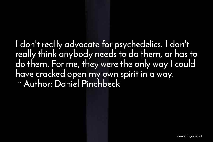 I Have My Own Way Quotes By Daniel Pinchbeck