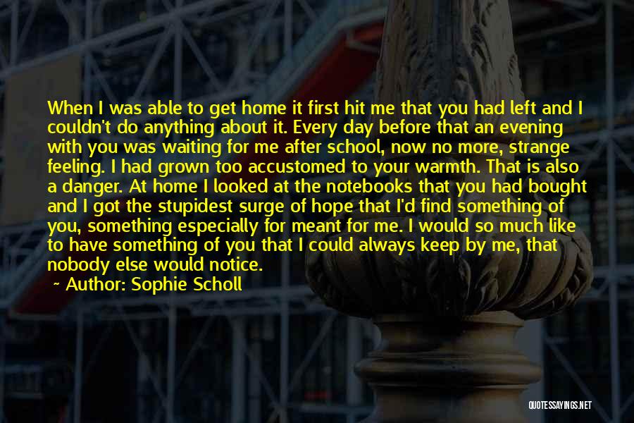 I Have No Hope Left Quotes By Sophie Scholl