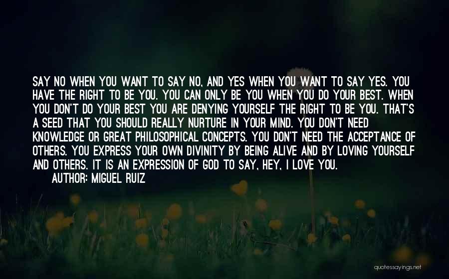 I Have No Right To Love You Quotes By Miguel Ruiz