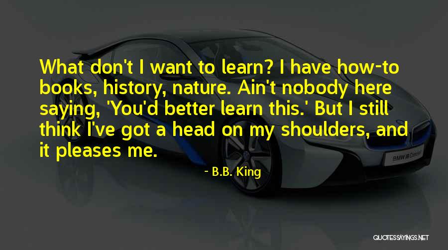 I Have Nobody Quotes By B.B. King