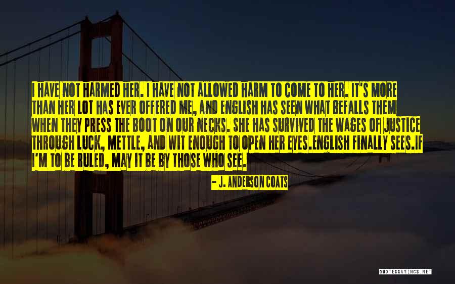 I Have Seen Enough Quotes By J. Anderson Coats I Have Seen Enough Quotes By J. Anderson Coats