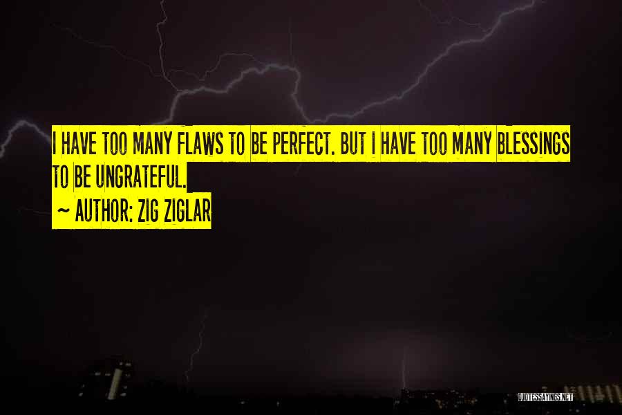 I Have So Many Flaws Quotes By Zig Ziglar