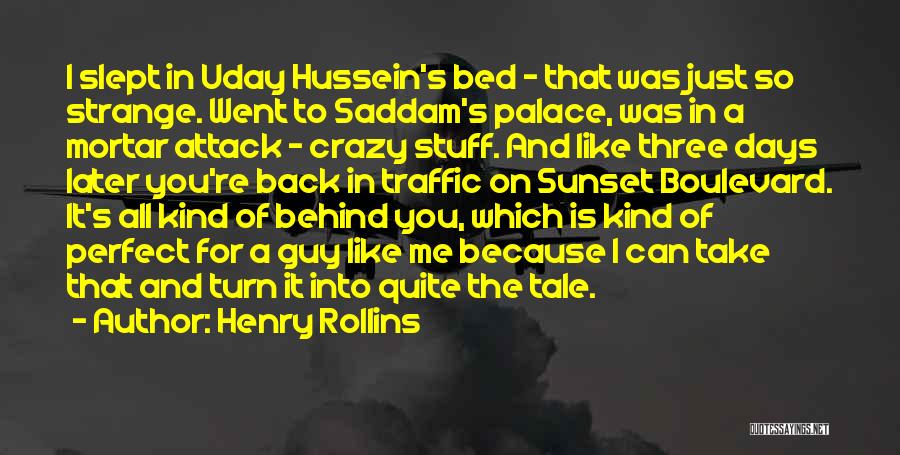 I Have The Perfect Guy Quotes By Henry Rollins