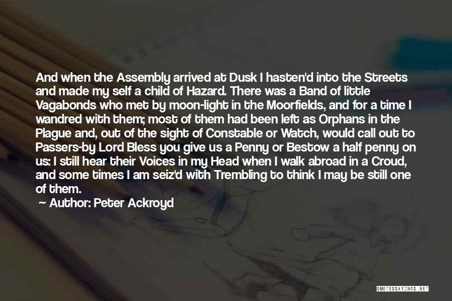 I Hear Voices In My Head Quotes By Peter Ackroyd