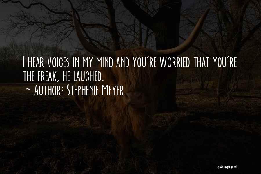 I Hear Voices Quotes By Stephenie Meyer