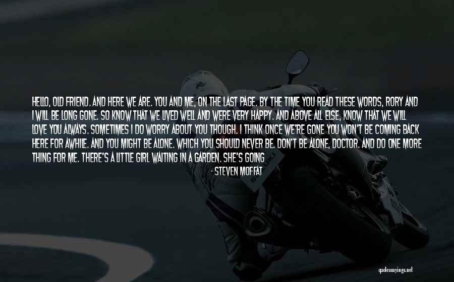 I Here You Re There Quotes By Steven Moffat