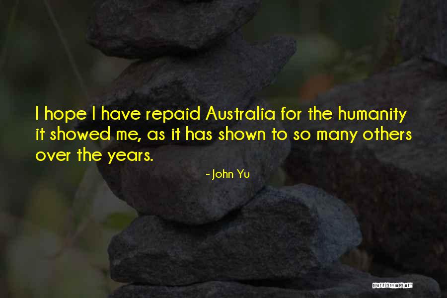 I Hope For Quotes By John Yu