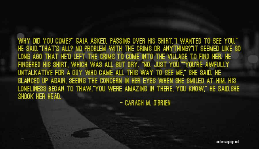 I Hope I Can See You Again Quotes By Caragh M. O'Brien