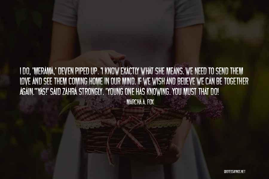 I Hope I Can See You Again Quotes By Marcha A. Fox