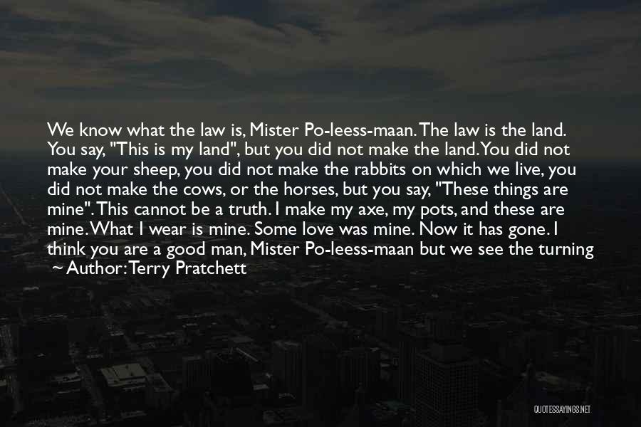 I Just Called To Say I Love You Quotes By Terry Pratchett