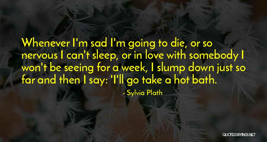 I Just Can't Sleep Quotes By Sylvia Plath