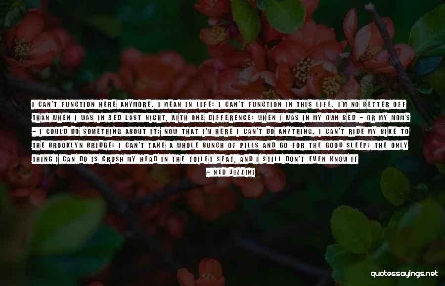 I Just Can't Take It Anymore Quotes By Ned Vizzini I Just Can't Take It Anymore Quotes By Ned Vizzini