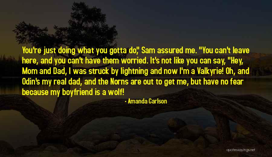 I Just Gotta Do Me Quotes By Amanda Carlson