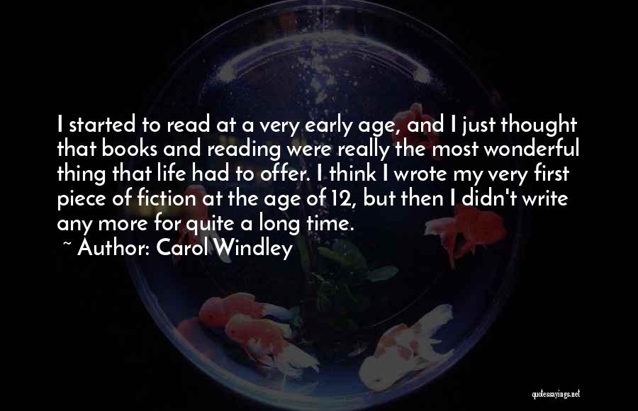 I Just Had A Thought Quotes By Carol Windley