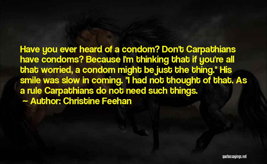 I Just Had A Thought Quotes By Christine Feehan