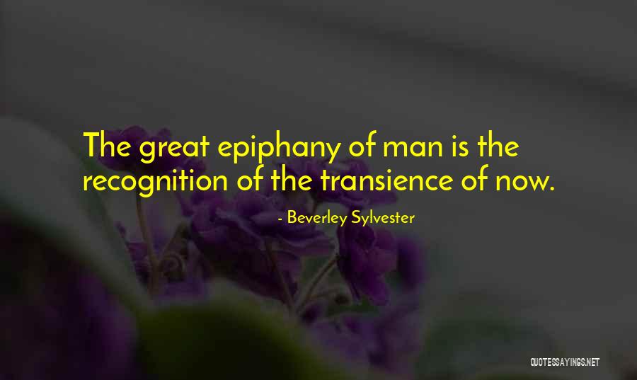 I Just Had An Epiphany Quotes By Beverley Sylvester