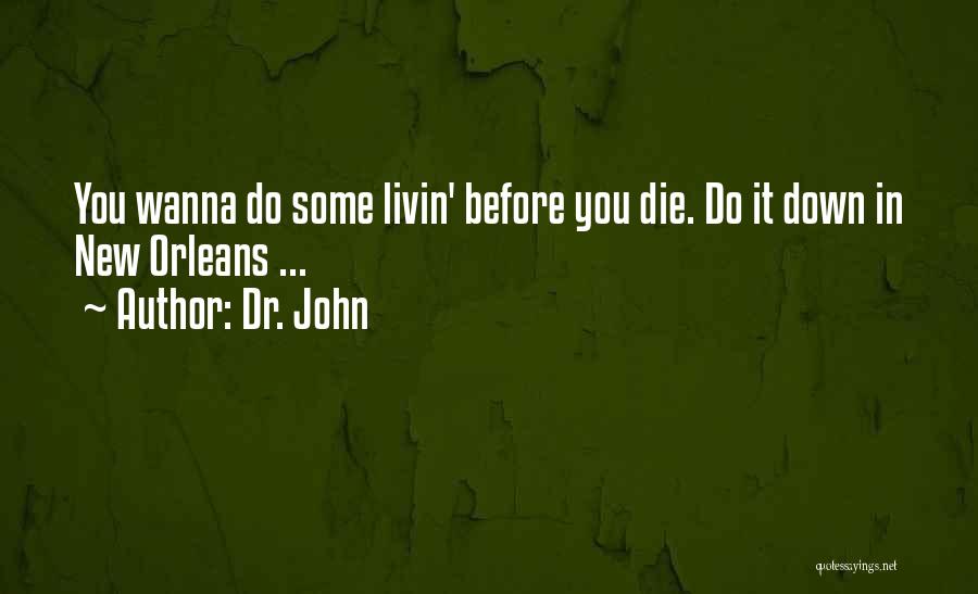 I Just Wanna Die Quotes By Dr. John