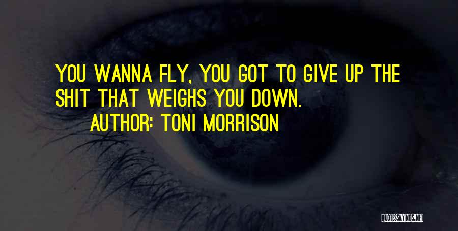 I Just Wanna Fly Quotes By Toni Morrison