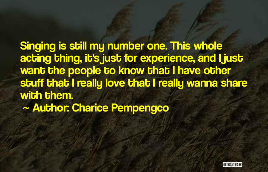 I Just Wanna Love Quotes By Charice Pempengco