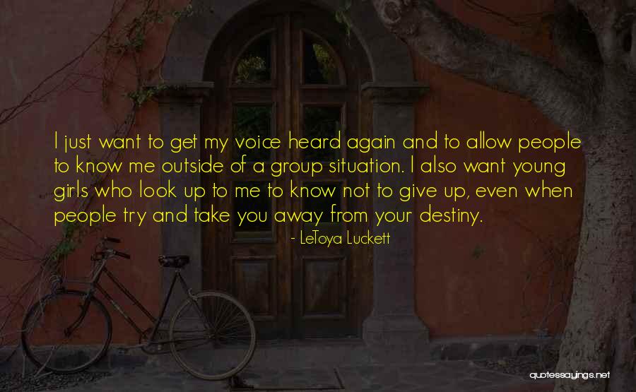 I Just Want A Girl Who Quotes By LeToya Luckett I Just Want A Girl Who Quotes By LeToya Luckett