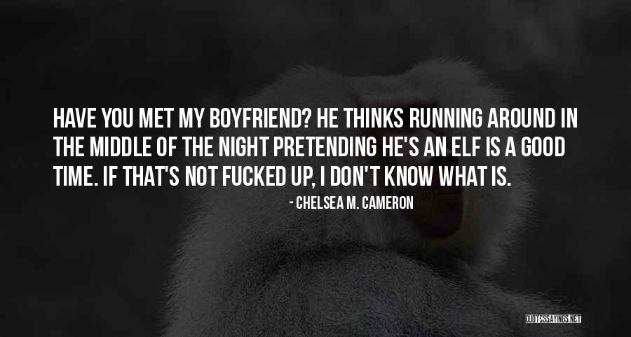 I Just Want A Good Boyfriend Quotes By Chelsea M. Cameron