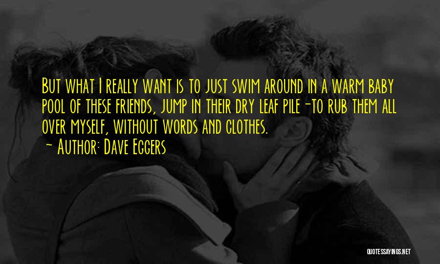 I Just Want Friends Quotes By Dave Eggers