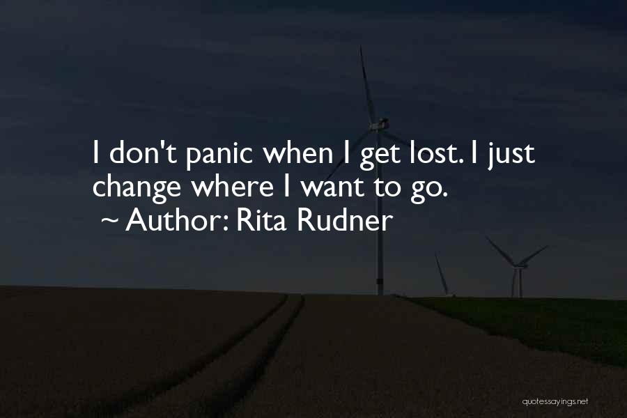 I Just Want To Get Lost Quotes By Rita Rudner