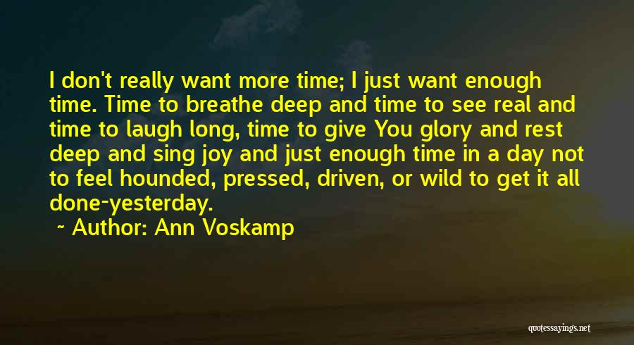 I Just Want To Laugh Quotes By Ann Voskamp