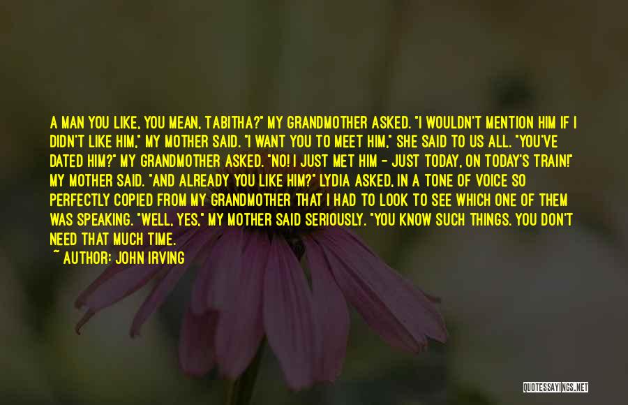 I Just Want To Meet You Quotes By John Irving