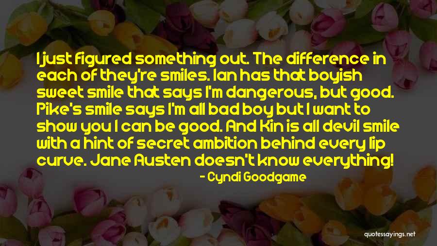 I Just Want You To Smile Quotes By Cyndi Goodgame