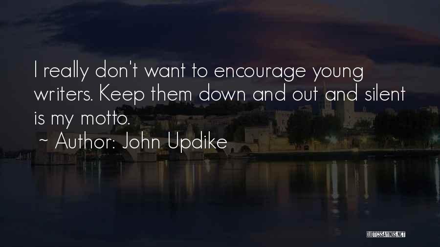 I Keep Silent Quotes By John Updike