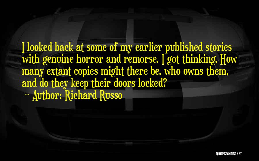 I Keep Thinking Quotes By Richard Russo