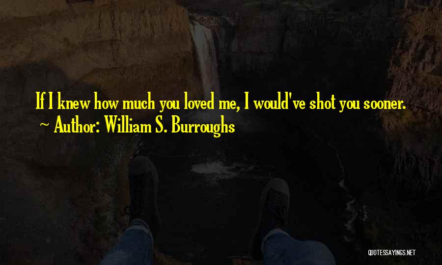 I Knew I Loved You Quotes By William S. Burroughs