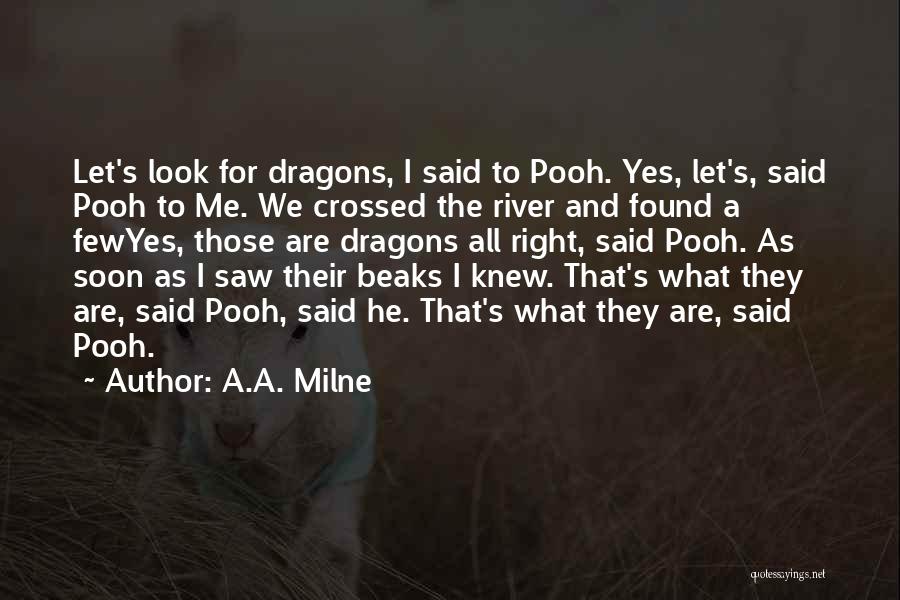 I Knew That Quotes By A.A. Milne
