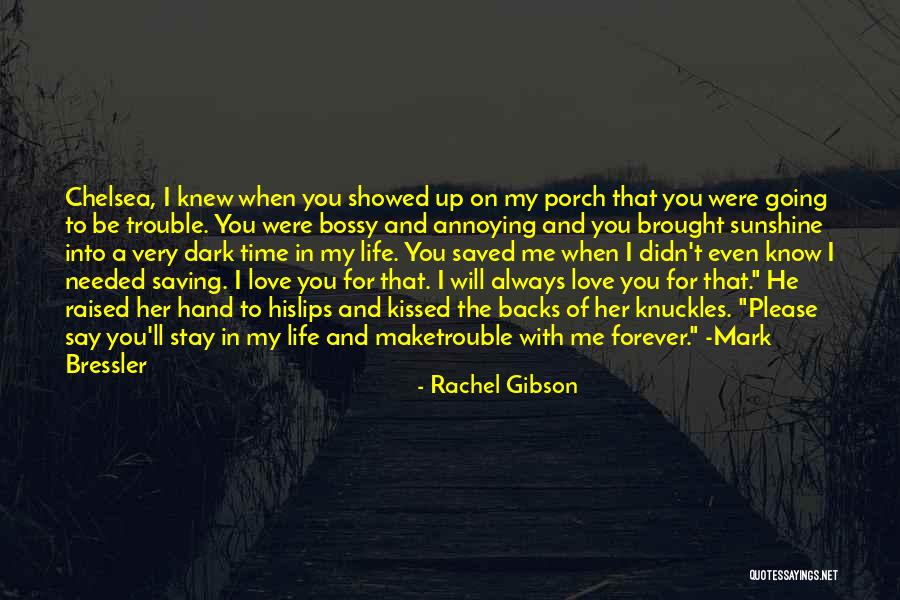 I Knew You Didn't Love Me Quotes By Rachel Gibson