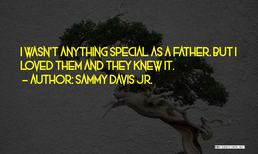 I Knew You Were Special Quotes By Sammy Davis Jr.