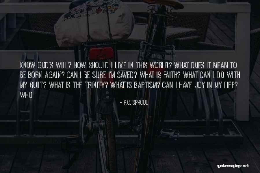 I Know How To Live My Life Quotes By R.C. Sproul I Know How To Live My Life Quotes By R.C. Sproul