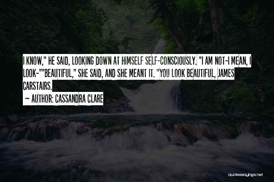 I Know I Am Not Beautiful Quotes By Cassandra Clare