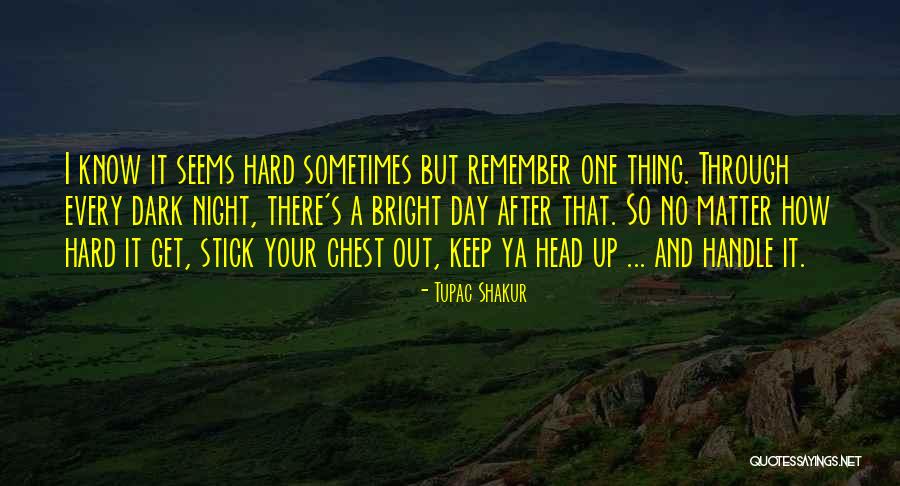 I Know I Can Be Hard To Handle Quotes By Tupac Shakur