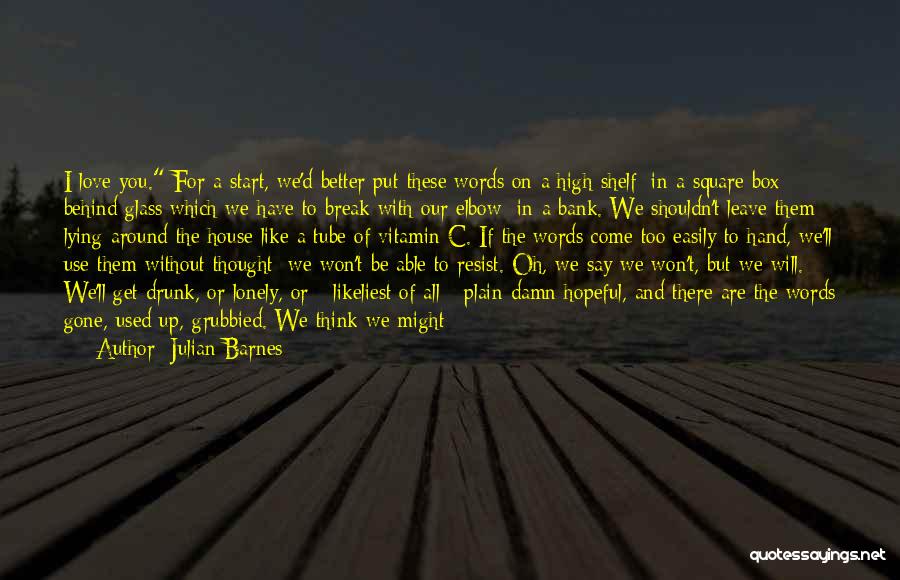 I Know I Deserve Better Quotes By Julian Barnes