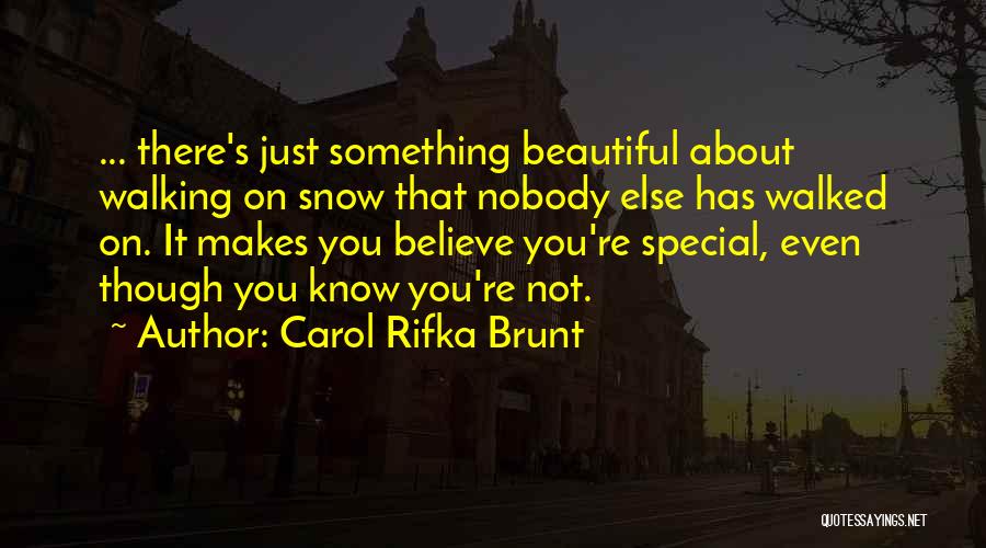 I Know I'm Not Beautiful Quotes By Carol Rifka Brunt