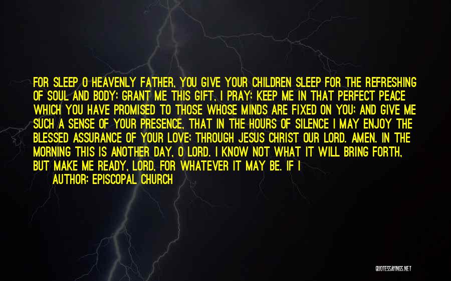 I Know I'm Not Perfect For You Quotes By Episcopal Church