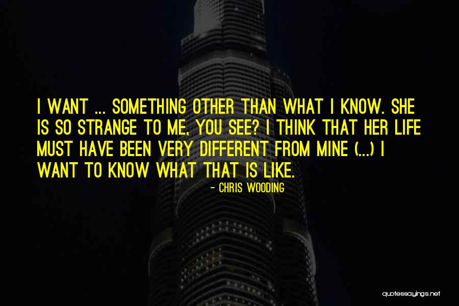 I Know What You Think Of Me Quotes By Chris Wooding I Know What You Think Of Me Quotes By Chris Wooding